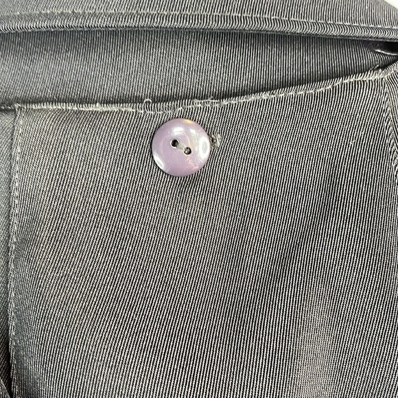 VINTAGE Fen-Nelli Signature Navy Blue Button Front Jacket Removable Hood Size 10 - Picture 7 of 12